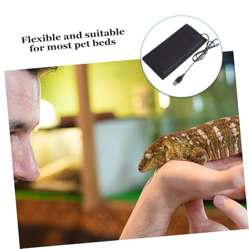 Alfombrilla térmica USB para reptiles pequeña y flexible miniatura 3