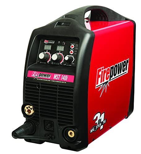 Firepower 1444-0870 Mst 140I 3-In-1 Mig, Stick And Tig Welding System, 140 Amp Max Output, 3/16" Max Plate Thickness, 5,000 Watt Generator, 115 Vac, Dc Output #TOP3
