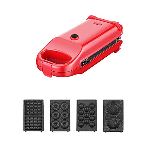 DX Waffeleisen 3 in 1, Donut Donut Maker Maschine, Eierblasen Waffeleisen Tiefe Antihaft-Beschichtungsplatten, 700 W…