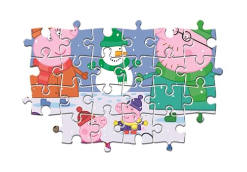 Clementoni 23752 Maxi Peppa Pig – Puzzle 104 Teile ab 4 Jahren, farbenfrohes Kinderpuzzle mit extra großen Puzzleteilen… – Ansicht 5