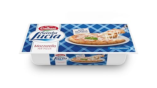 Galbani Santa Lucia Mozzarella per pizza, 400g