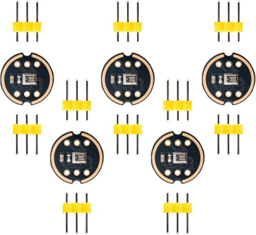 Image of INMP441 MEMS Digital Microphone Module - High-Sensitivity I2S Interface Mic for ESP32, Raspberry Pi, Voice Recognition, and Audio Processing (Pack of 5)
