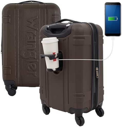 Wrangler Unisex 20" Astral Hardside Carry-on Luggage Luggage- Car...