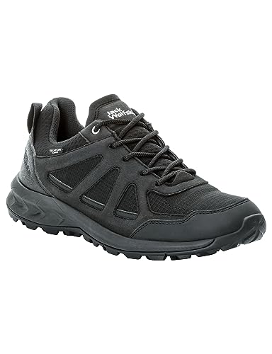 Jack Wolfskin Damen Woodland 2 Texapore Low Wanderschuh, Schwarz, 39 EU