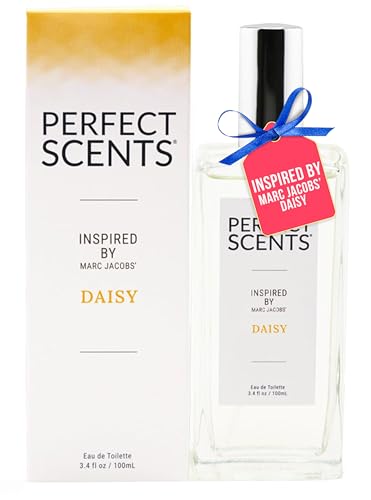 Perfect Scents Fragrances, Inspired by Marc Jacobs' Daisy, Women’s Eau de Toilette, CLEAN, Vegan, Paraben-Free, Phthalate-Free, Never Tested on Animals, 3.4 Fluid Ounces