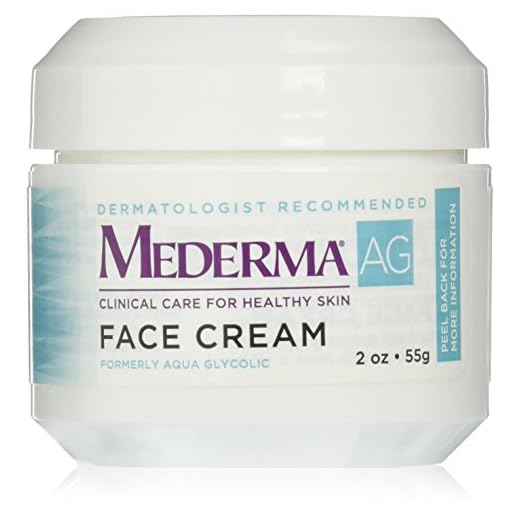 Mederma AG Moisturizing Face Cream – with hyaluronic acid for moisture and glycolic acid to gently remove rough, dry skin – dermatologist recommended brand - fragrance-free, hypoallergenic - 2 ounce