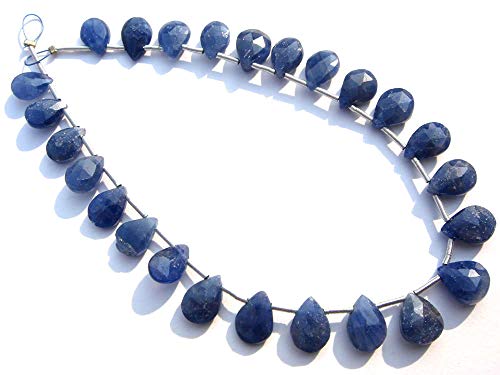 Bleu saphir naturel poire A+ pour création de bijoux haute joaillerie