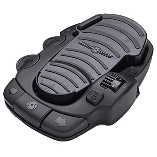 Minn Kota 1866076 Terrova BT Trolling Motor Corded Foot Pedal, Black