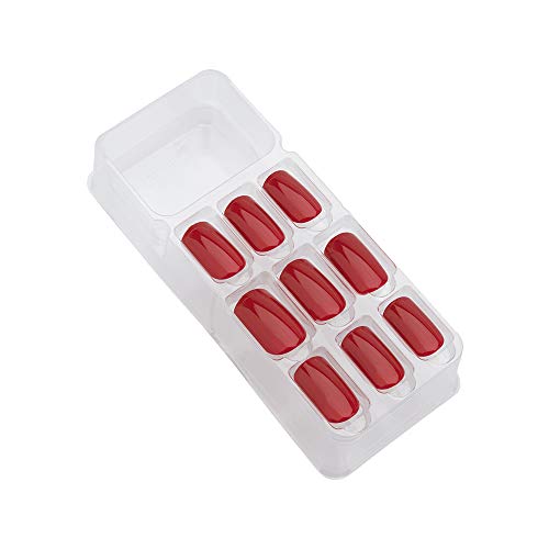 KISS NEW YORK Unhas Autocolantes Impress Color Médio Message Me Kiss New York Pacote De 24