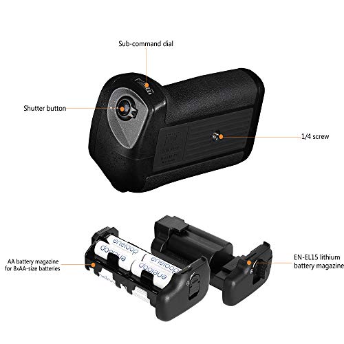 Grip MB-D16 empuñadura de batería para cámara Nikon D750 7