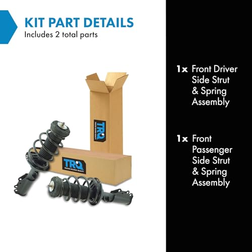 Image of TRQ Front Strut and Spring Assembly Set 2 Piece | For 2010-2016 Buick LaCrosse