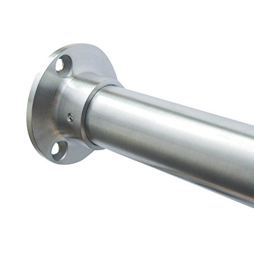 1750 mm / 175 cm Kleiderstange aus V2A Edelstahl Cover