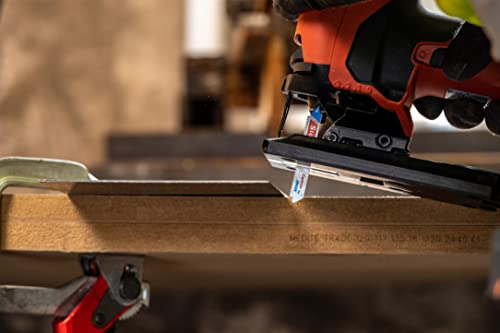 Starrett Metall-Stichsägeblätter - 2er-Pack CTU218-2 Hartmetall-Schneidmessersatz mit einheitlichem Schaft - Kompatibel mit Bosch Dewalt Hitachi Festool Milwaukee