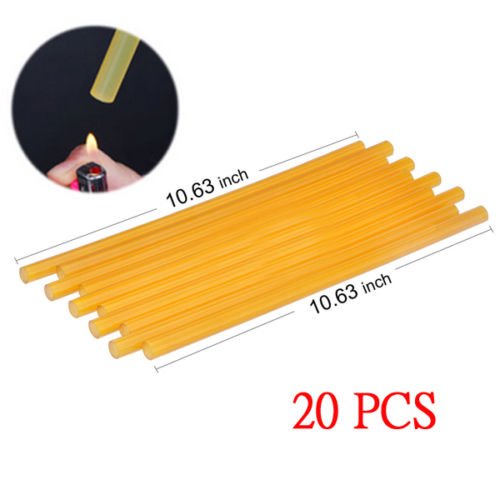 Ting Ao 20PCS Yellow Glue Sticks Glutinosity for DENT Removal Tools 11mm*270mm Handy
