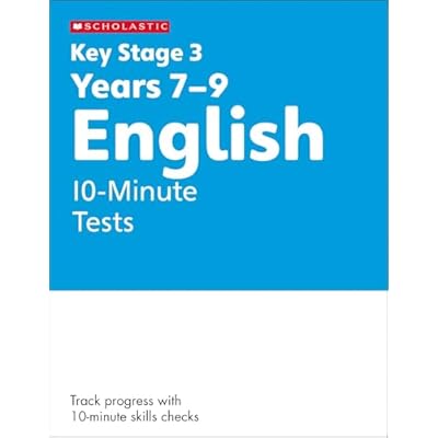 KS3 English 10-Minute Tests Years 7-9 with answers.