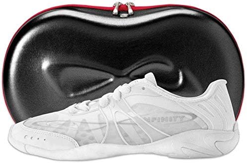 Nfinity Vengeance White Cheer Shoes for Youth Girls – High-Performance Breathable Sneakers for Cheerleading