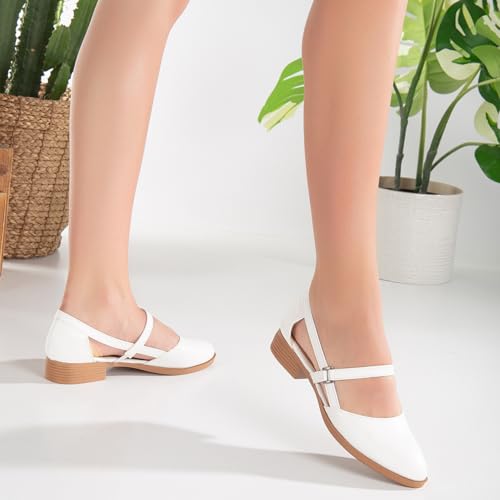 Derimi'O Mary Jane Shoes Women - Elegant Low Heel Mary Janes - Comfortable and Stylish Mary Jane Flats for Everyday Wear - Classic Design Mary Jane Pumps with Secure Strap3