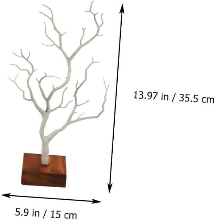 Amosfun Tree Shaped Jewelry Hanging Organizer Stand for Display Decoration image 2