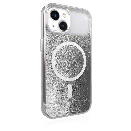 Coque MagSafe pour iPhone 15 Plus sable en mouvement liquide antichoc