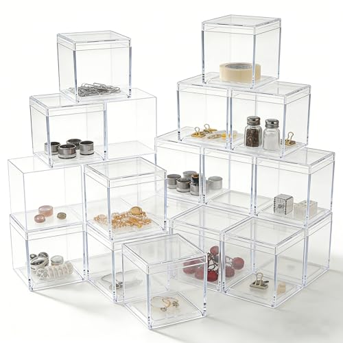 KissYou 24-Pack Acrylic Candy Box, 1.3x1.3x1.3 Inch