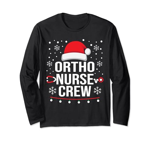 Ortho Squad, Babbo Natale, ortopedia, infermiera, equipaggio Maglia a Manica