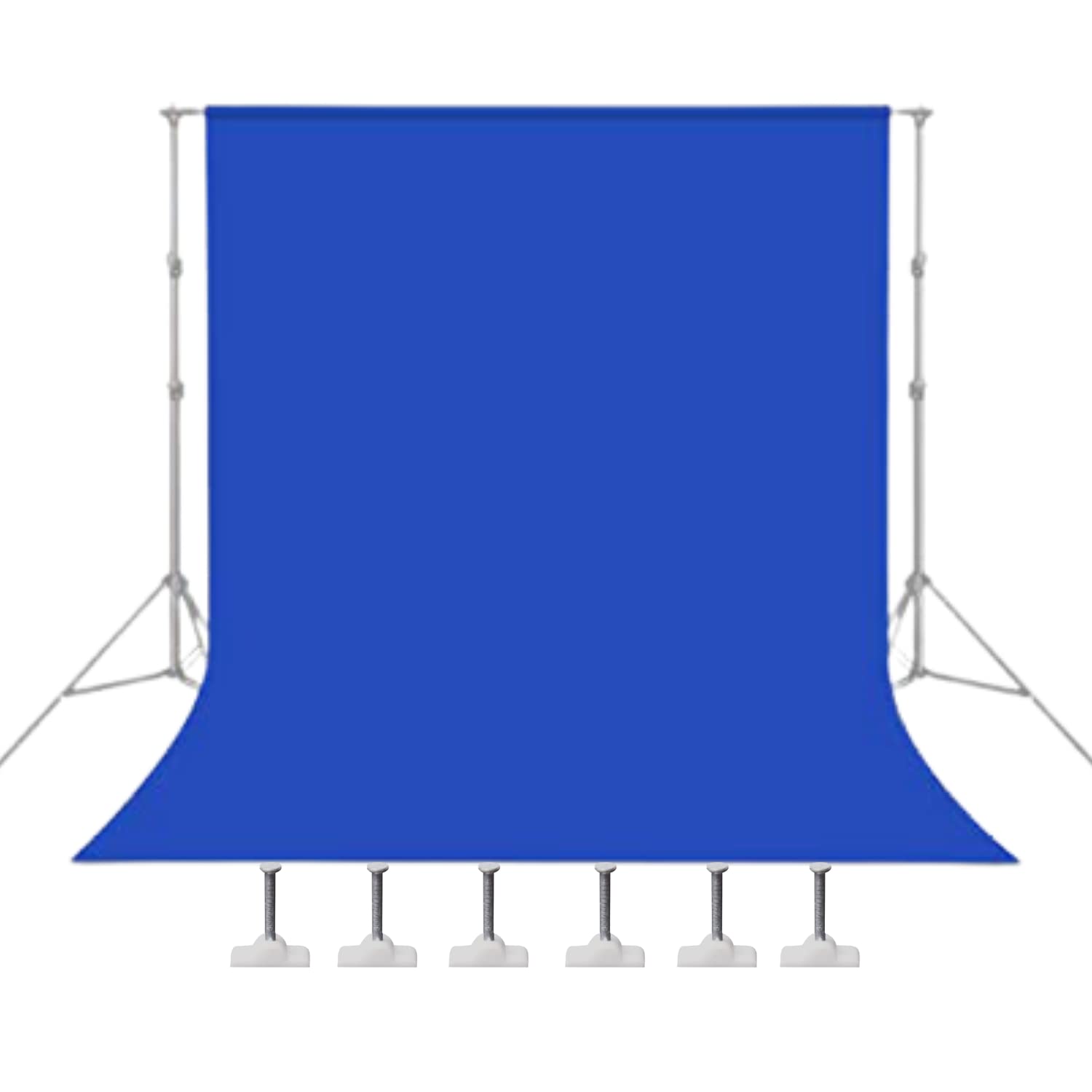 Windrop Solutions® 4X10 ft Photography Videography Background Backdrop Indoor-Outdoor Online Classes YouTube Live Gaming TikTok Vlogs Insta Reels (Royal Blue)