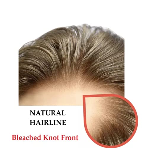 Miniatura 5 de Face Milagle Sistemas de cabello de encaje francés para hombres frente encaje natural Hairline para hombres cabello humano Toupee postizos polipiel