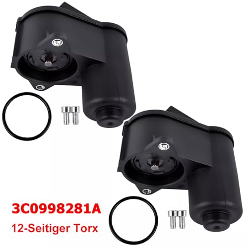 Bohaner Stellmotor Elektrische Handbremse Bremssattel 6-seitig/12-seitig 6/12 Torx für VW Passat CC 3C2 3C5 Variant Hinten Links Rechts 3C0998281A 3C0998281 3C0998281B (2, 12 Torx(2 Stück))
