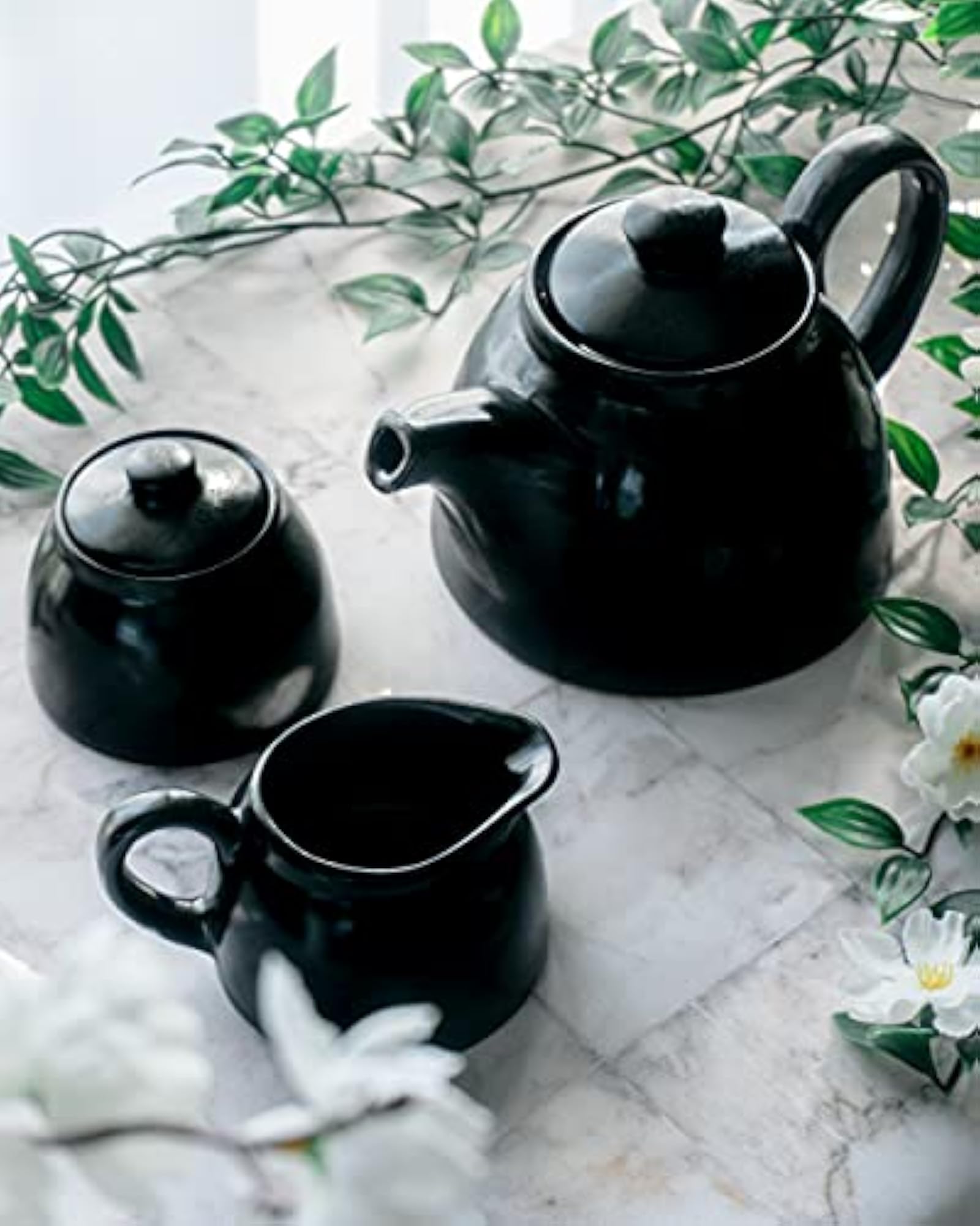 Aamaya Premium Ceramic Tea Set (3 Pieces)