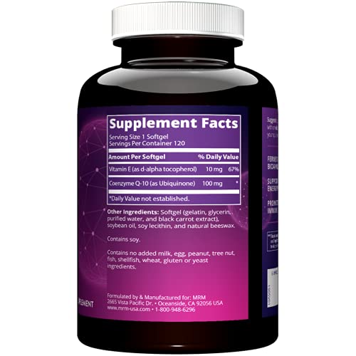 Mrm - Coq-10 100Mg (Pel Delivery System) As Ubiquinone - 60 Softgels #TOP1