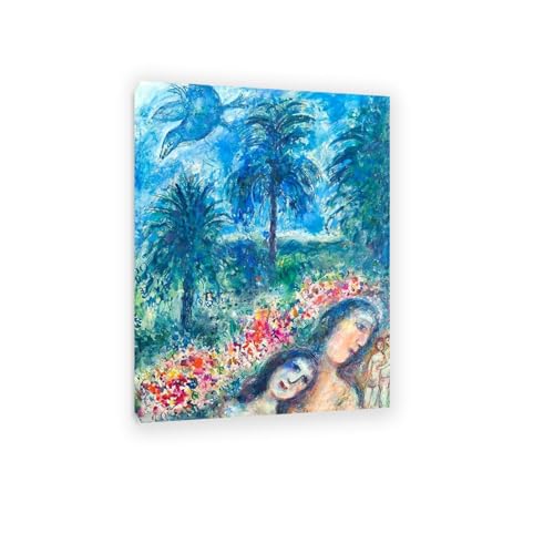 Tableau Les amoureux impression giclée 70x100cm pour décoration murale de salon
