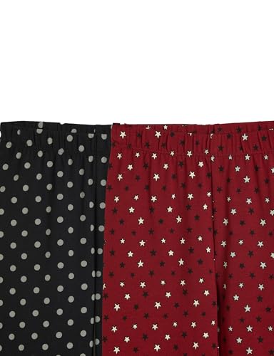Image of Amazon Brand - Symbol Girl's Cotton Jersey Stretchable Leggings | Ankle Length | Aged 2-14 Years