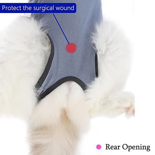 image for kzrfojy Cat Surgery Recovery Suit Cat Onesie for Cats After Surgery Sp