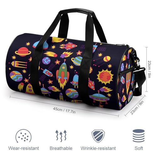 Duffel bag fusée spatiale léger et robuste contre les bagages encombrants - 2