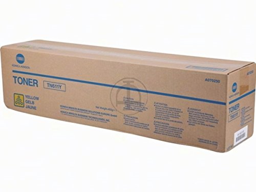 Toner jaune Bizhub C451 TN-611Y original pour éviter les traces