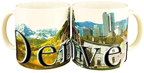 Americaware Denver 18oz. Color Relief Coffee Mug