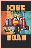  Trucker - King of the road: Trucker LKW Fahrer Notizbuch - Tolles kariertes Quad / Trucker Notizbuch - 120 karierte Seiten um Routen, Ereignisse, ...  Geschenk für Trucker oder Truckerinnen