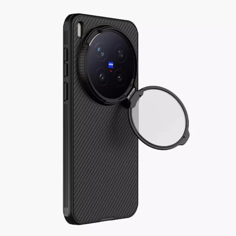 Image of Nillkin Camshield Prop Magnetic Camera Protective Backcover case for (Black, Vivo X300 Pro)