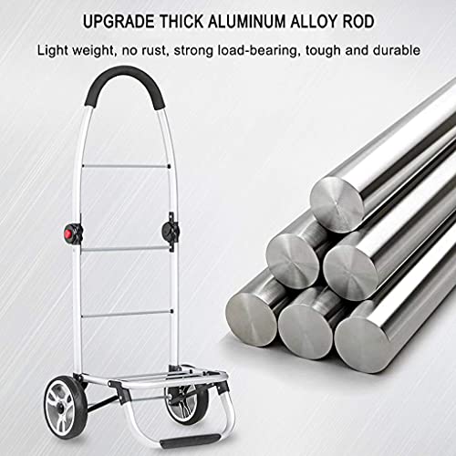 Z-SEAT Aluminiumlegierung Zusammenklappbarer Einkaufstrolley Tragbarer Haushaltstrolley 40L Große Kapazität Wasserdicht… – Bild 5