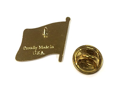 American Waving Flag Lapel Pin - Proudly Made in the USA3