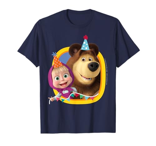 Masha and the Bear. Party Mood T-Shirt
