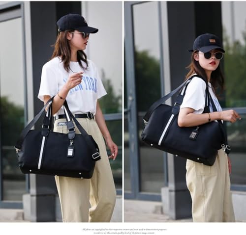Bolsa De Viagem De Tecido Oxford, Grande Capacidade, Impermeável Bolsa Unissex… (ROXO)