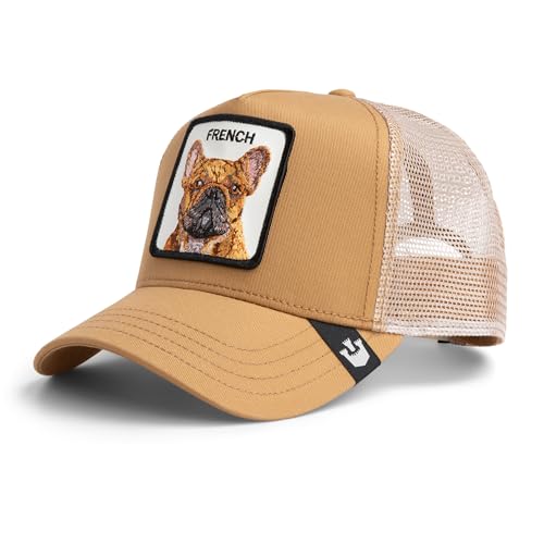 Goorin Bros. The Farm Unisex Original Adjustable Snapback Trucker Hat, Khaki (The French Frenchie), One Size