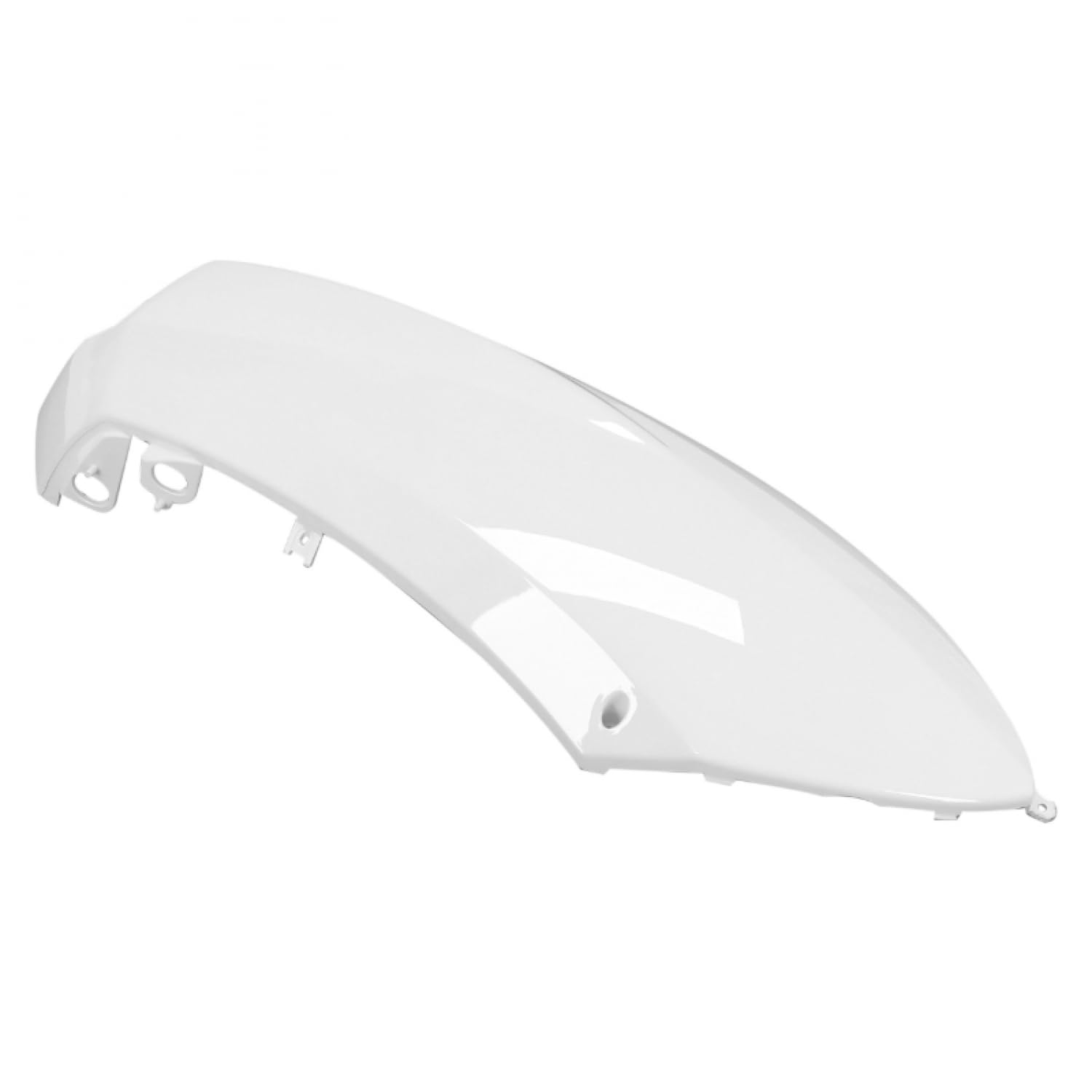 CARENAGE-COQUE AR SCOOT ADAPTABLE PEUGEOT 50 KISBEE 2T ET 4T TOUS MODELES (NOUVEAU 2018+ + ANCIEN MODELE 2010+2017) BLANC BRILLANT DROIT -P2R-