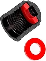 Vista 6 de Banseko Paquete de 30 tapones para válvulas de neumáticos, tapas de válvula de plástico con anillo de goma O, cubiertas universales para vástagos