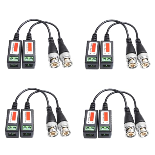 Conversione efficiente del segnale video: converte i segnali video dal cavo coassiale al cavo UTP, offrendo una soluzione conveniente e affidabile per le installazioni CCTV.