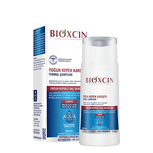 Bioxcin Anti-Schuppen Intensive Thermal Shampoo - Gegen Starke Schuppenbildung & Juckreiz - Mit Octopirox®, Zink & Thermalwasser 200ml