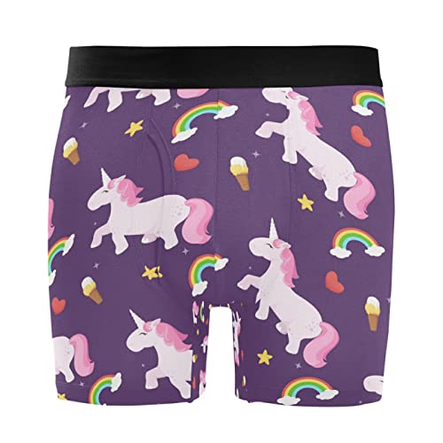 Bóxer de unicornio para hombre pack de 2 calzoncillos elásticos ultrasuaves y cómodos
