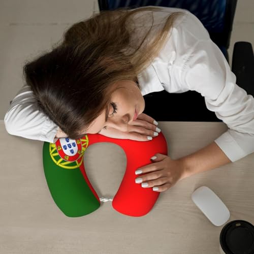 Almohada de viaje con espuma viscoelástica en forma de U miniatura 7