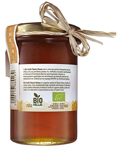 Miel orgánica de tomillo griega de Creta 410gr miniatura 2